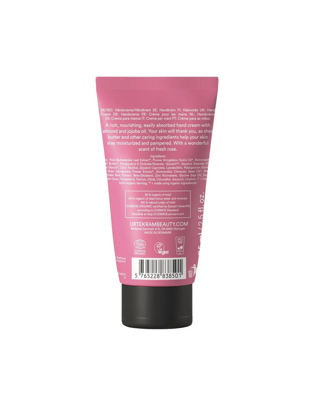 Urtekram Roze conditioner 180ml BIO, VEG