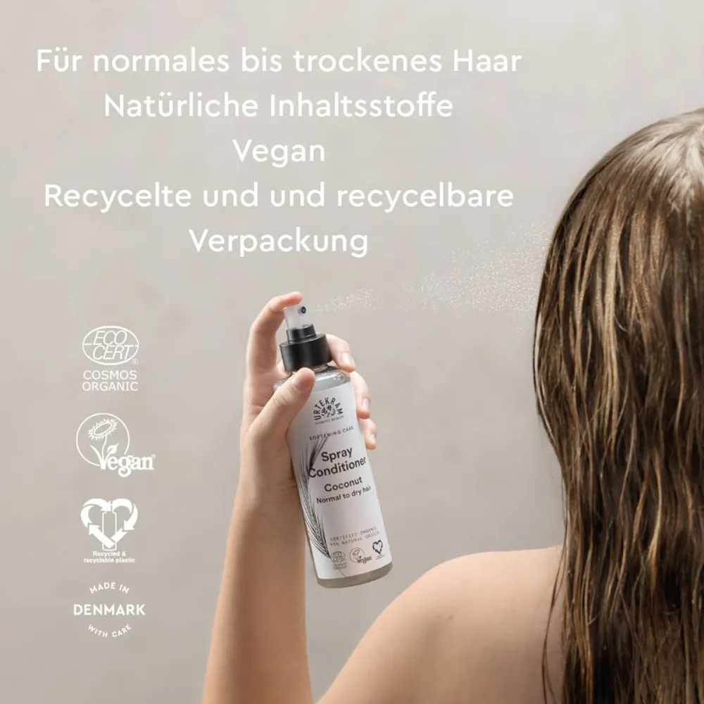 Urtekram Conditioner spray kokosnoot 250ml BIO, VEG