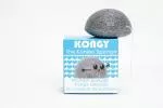 Kongy Éponge à cognac - charbon de bambou - pour les peaux grasses et acnéiques