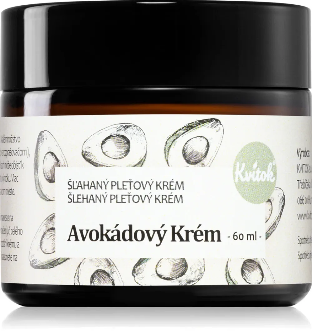 Kvitok Avocadocrème voor vette en problematische huid (60 ml) - nieuwe formule