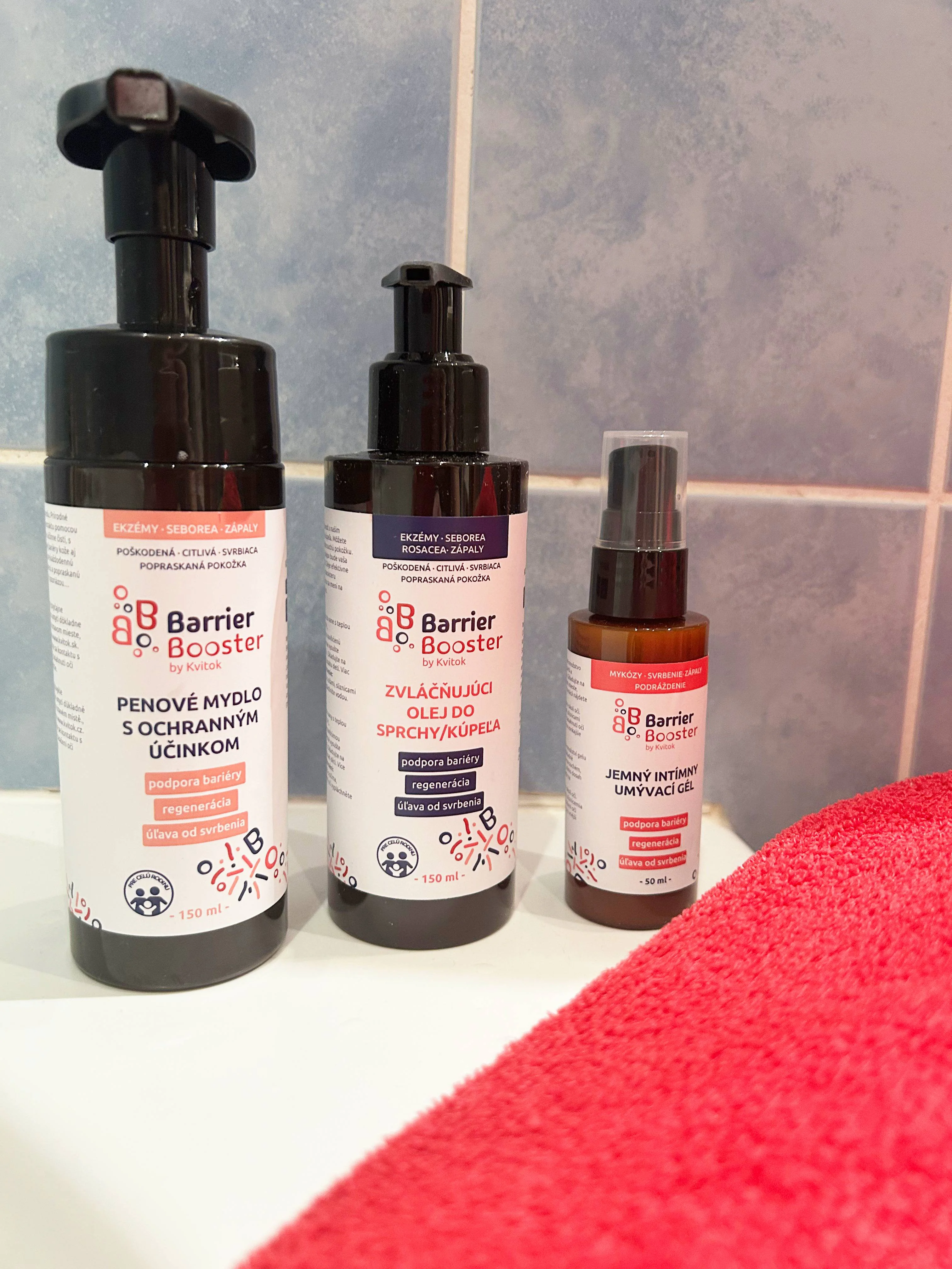 Kvitok Barrier Booster Huile de douche et bain adoucissante (150 ml) - pour une peau douce comme de la soie