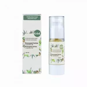 Kvitok Crème de nuit au chanvre pour les peaux grasses (30 ml) - élimine l'acné