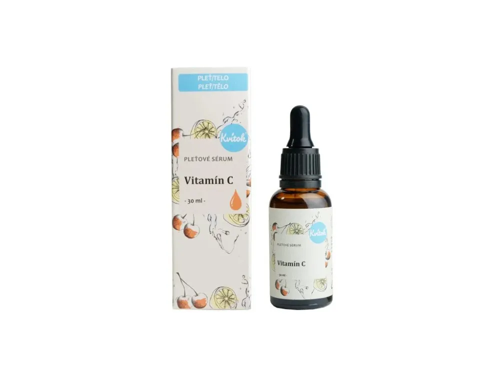 Kvitok Kvitok Gezichtsserum - Vitamine C (30 ml) - anti-verouderingseffecten
