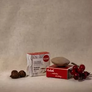 Kvitok Shampooing solide avec conditionneur pour cheveux foncés Rare Wood (25 g) - mousse merveilleusement bien