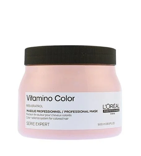 Professionnel Serie Expert Vitamino Color masque illuminateur pour cheveux colorés 500 ml