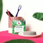 Lamazuna Shampooing solide pour cheveux gras à l'argile verte et à la spiruline (70 g)