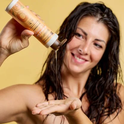 laSaponaria Shampooing au tournesol et à l'orange douce BIO 30 ml