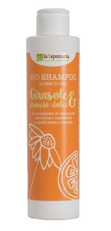laSaponaria Shampooing au tournesol et à l'orange douce BIO 30 ml