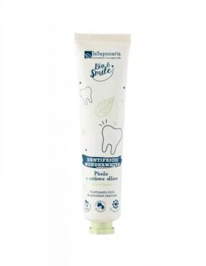 laSaponaria Dentifrice blanchissant WonderWhite - menthe et charbon actif BIO (75 ml)