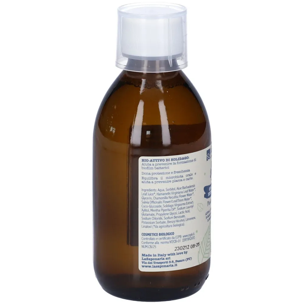 laSaponaria Extra fris mondwater met munt en guldenroede BIO (250 ml)