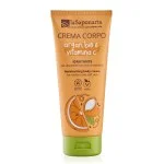 laSaponaria Crème corporelle hydratante à l'huile d'argan BIO et à la vitamine C 200 ml - pour une peau radieuse et douce