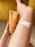 laSaponaria Crème corporelle hydratante à l'huile d'argan bio et à la vitamine C 30 ml - pour une peau éclatante et douce
