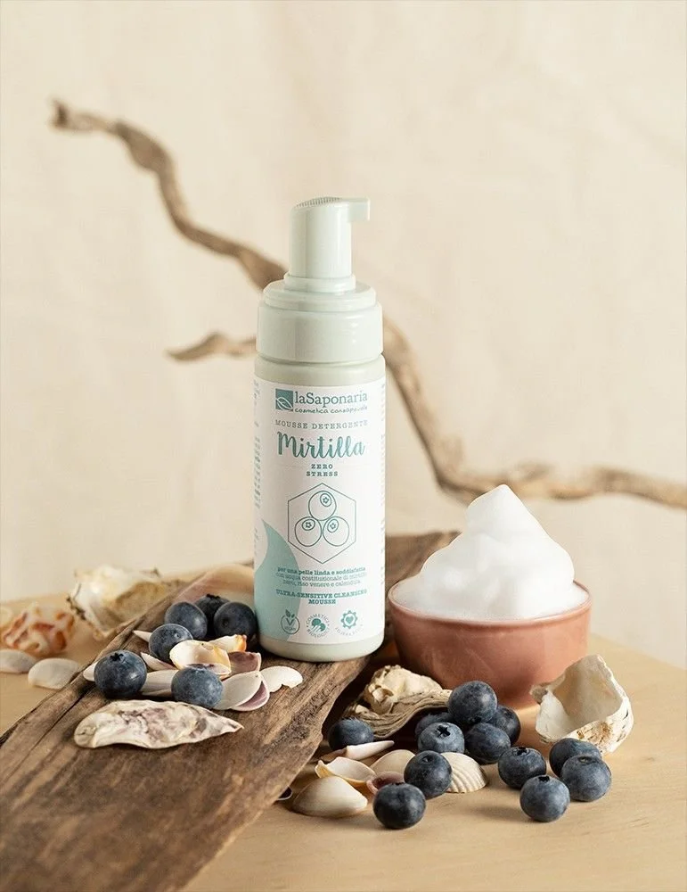 laSaponaria Mousse nettoyante extra douce pour peaux sensibles BIO 50 ml
