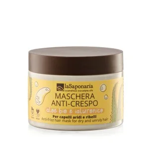 laSaponaria Masque capillaire anti-frisottis à l'Aloe vera et à l'acide hyaluronique (200 ml) - une aide pour les cheveux desséchés