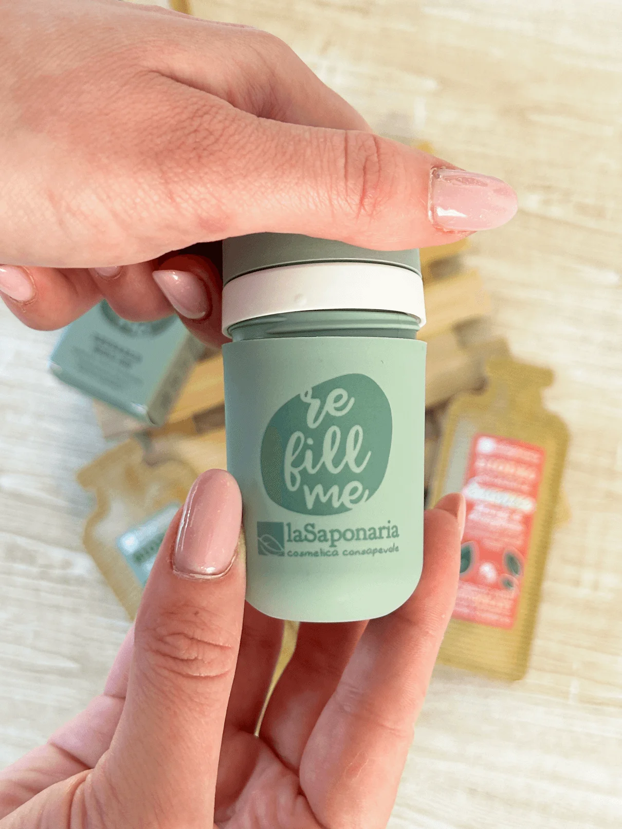 laSaponaria Recharge pour déodorant roll-on Grace - sans parfum BIO (40 ml) - pour peaux sensibles