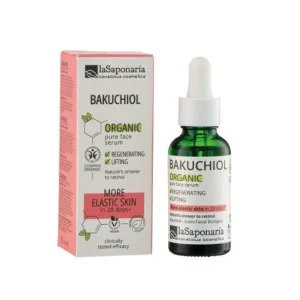 laSaponaria Sérum visage - Bakuchiol BIO (30 ml) - pour une peau d'apparence plus jeune