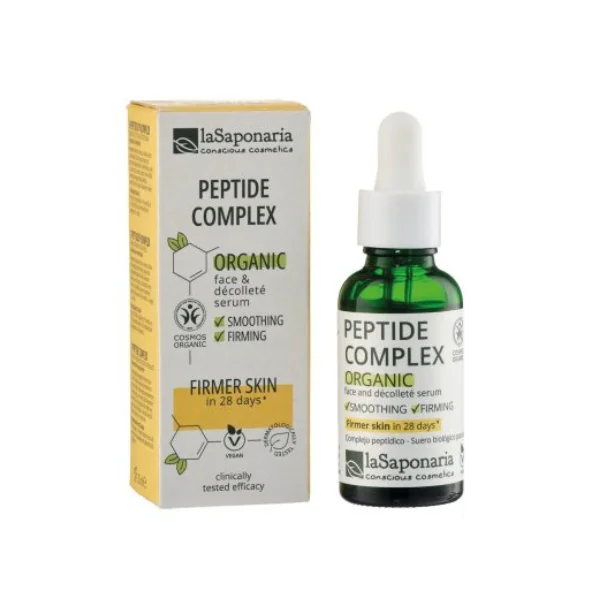 laSaponaria Sérum visage - Complexe peptidique BIO (30 ml) - lisse et raffermit la peau