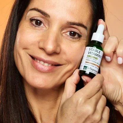 laSaponaria Sérum visage - Vitamine C BIO (30 ml) - pour une peau fraîche et éclatante