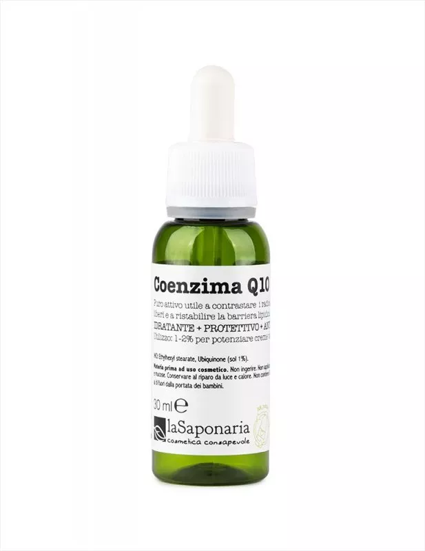 laSaponaria Sérum pour le visage - Coenzyme Q10 (30 ml) - contre le vieillissement prématuré de la peau