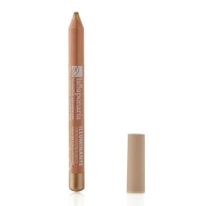 laSaponaria Crayon enlumineur yeux et visage BIO à l'huile de jojoba - or champagne (1,1 g) - apporte à la peau de l'éclat et un fini irisé subtil