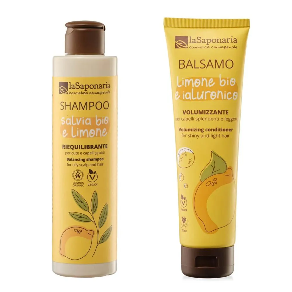 laSaponaria Shampooing à la sauge et au citron BIO (200 ml)
