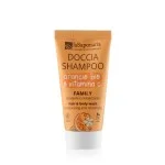 laSaponaria Gel douche et shampooing 2 en 1 à l'orange bio et à la vitamine C pour toute la famille 30 ml - au parfum doux et tonifiant