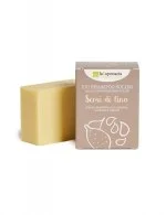 laSaponaria Savon solide corps et cheveux 2 en 1 à l'huile de lin BIO (100 g) - dans un emballage en papier