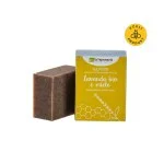 laSaponaria Savon solide à l'huile d'olive BIO - Miel et lavande (100 g) - pour le corps et le visage