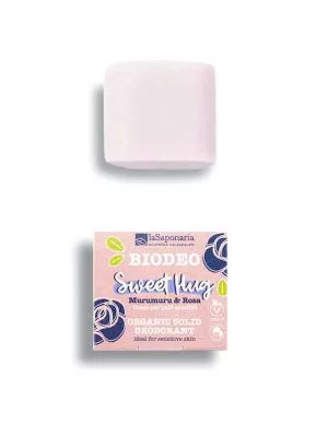 laSaponaria Déodorant solide Sweet Hug BIO (40 g) - au parfum de fleurs printanières