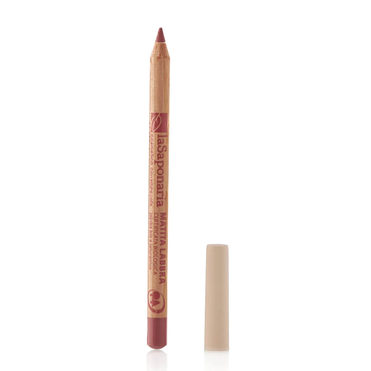 laSaponaria Crayon à lèvres au jojoba BIO (1,1 g) Warm Nude - 3 teintes