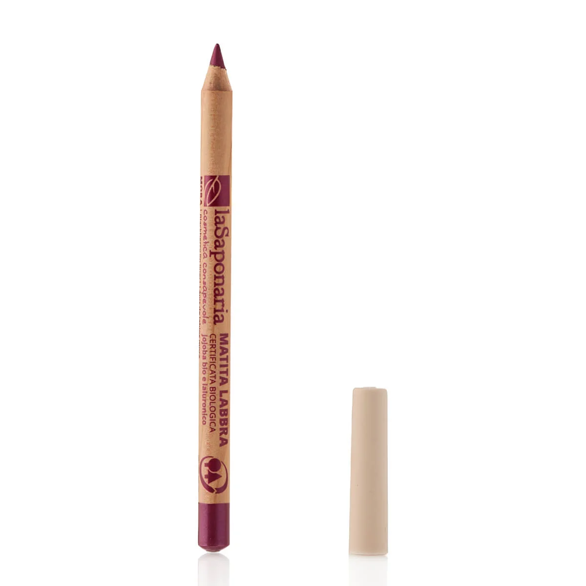 laSaponaria Crayon à lèvres au jojoba BIO (1,1 g) Warm Nude - 3 teintes