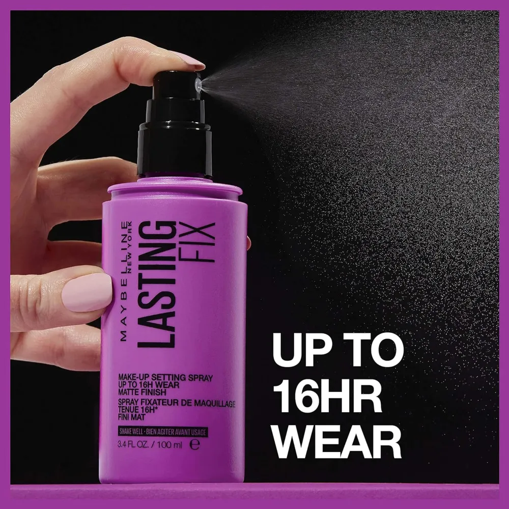 Spray fixateur de maquillage longue tenue fini mat 100 ml