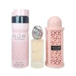 Coffret Rave Now Women - Brume capillaire 50 ml + Spray parfumé 200 ml + Eau de parfum 100 ml