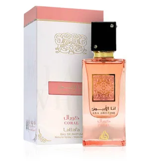 Lattafa Ana Abiyedh Coral eau de parfum pour femme 60 ml