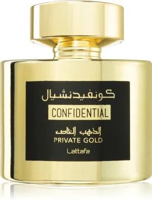 Lattafa Confidential Private Gold parfumwater unisex 100 ml
