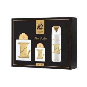 Lattafa Pride Peace & Love EDP 100 ml + EDP 20 ml + DEO en spray 200 ml UNISEX