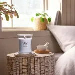 Lavande & Cèdre bougie parfumée à mèche en bois 275 g