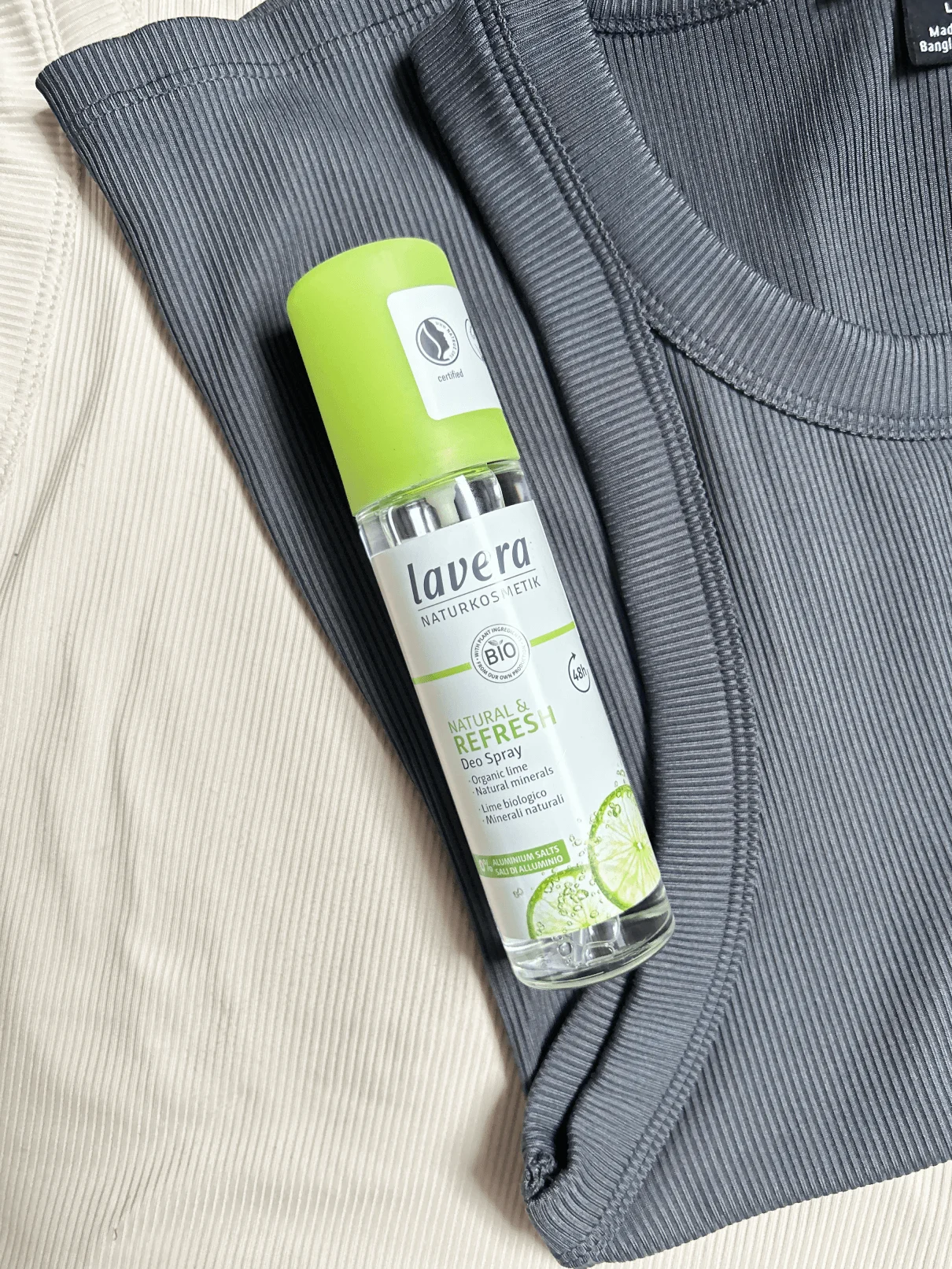 Lavera Déodorant spray Refresh - citron vert (75 ml) - protection jusqu’à 48 heures