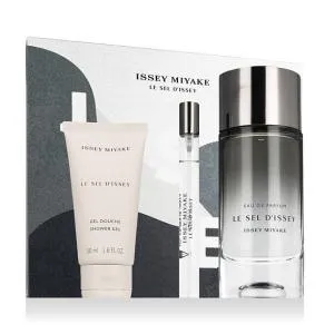 Issey Miyake Le Sel d’Issey Eau de Parfum pour homme 100 ml + EDP MINI 10 ml + gel douche