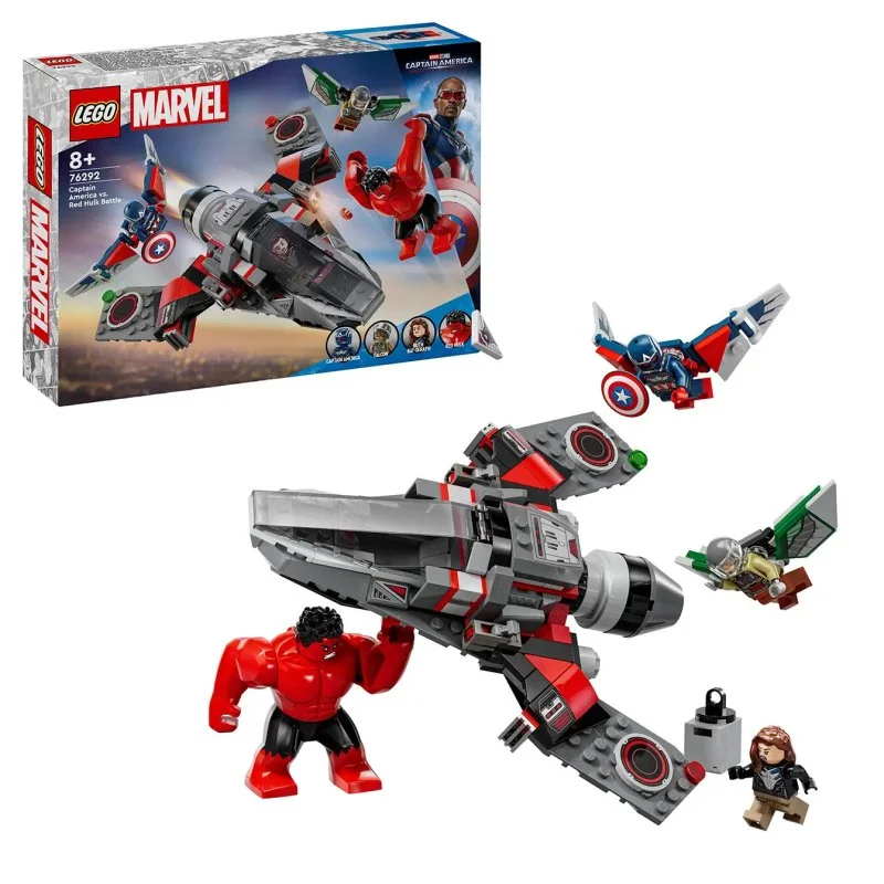 Marvel 76292 Affrontement : Captain America contre Red Hulk