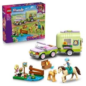 LEGO® Friends 42695 Remorque avec un cheval et un poulain
