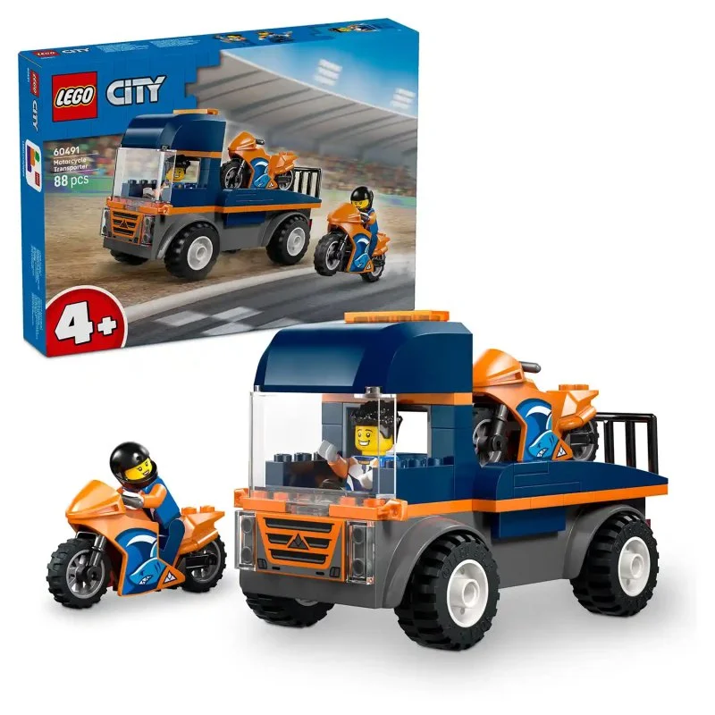 City 60491 Camion de transport de motos