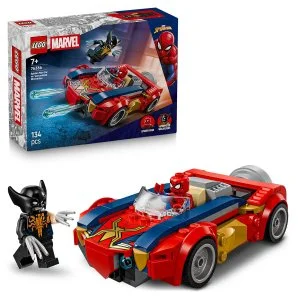 LEGO® ǀ Marvel 76336 Spider-Man et sa voiture contre Wolverine Venomisé