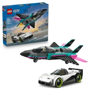 LEGO® City 60489 Avion à réaction vs. voiture