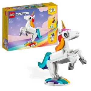 LEGO® Creator 3 en 1 31140 Licorne magique