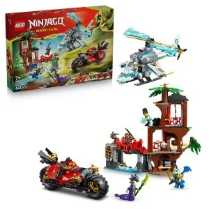 LEGO® NINJAGO® 71857 Duel de véhicules ninja et cabane dans l’arbre