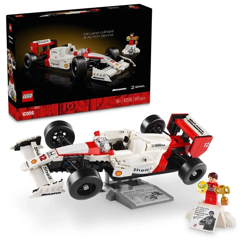 Icons 10330 McLaren MP4/4 et Ayrton Senna