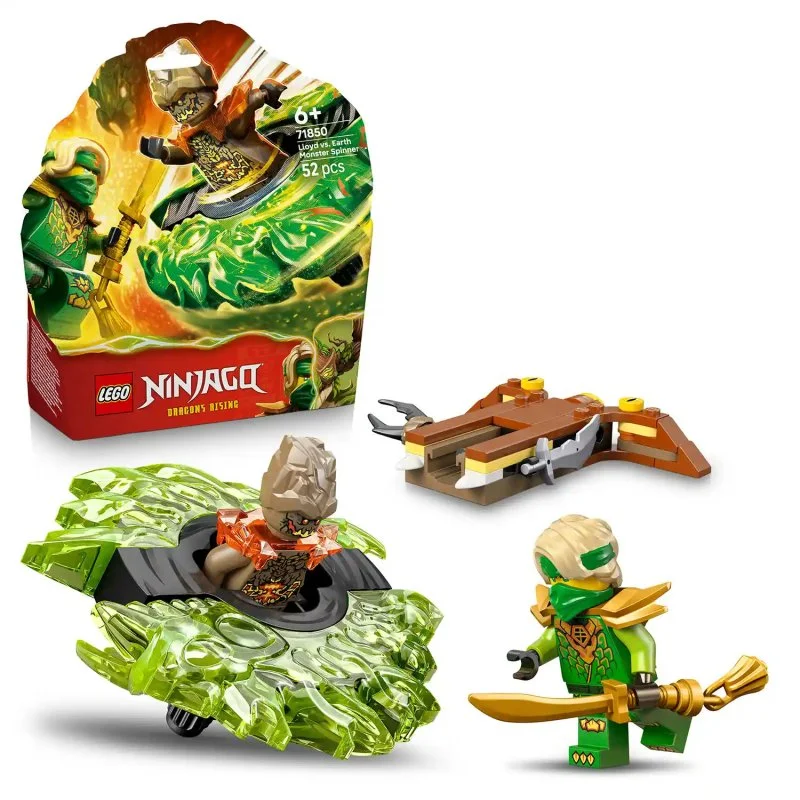 NINJAGO® 71850 Lloyd contre la toupie de la créature terrestre