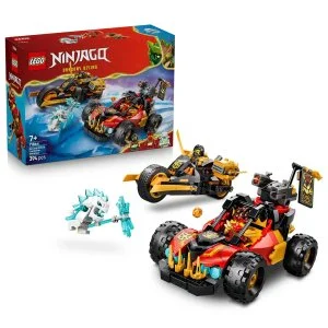 LEGO® NINJAGO® 71864 Véhicules combinables de Kai et Cole