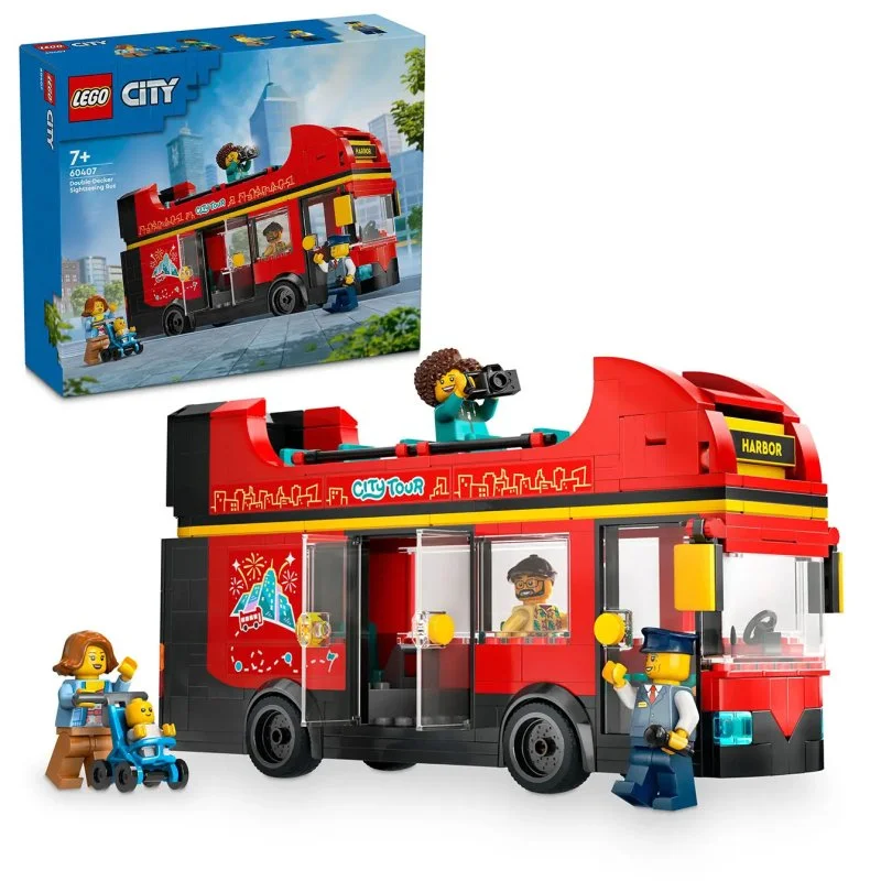City 60407 Bus touristique à impériale rouge